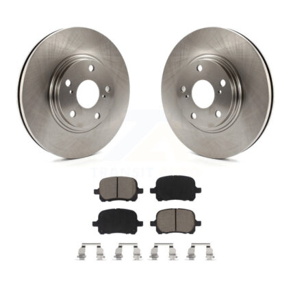 Front Disc Brake Rotors And Ceramic Pads Kit For 1999-2001 Lexus RX300 K8C-100512