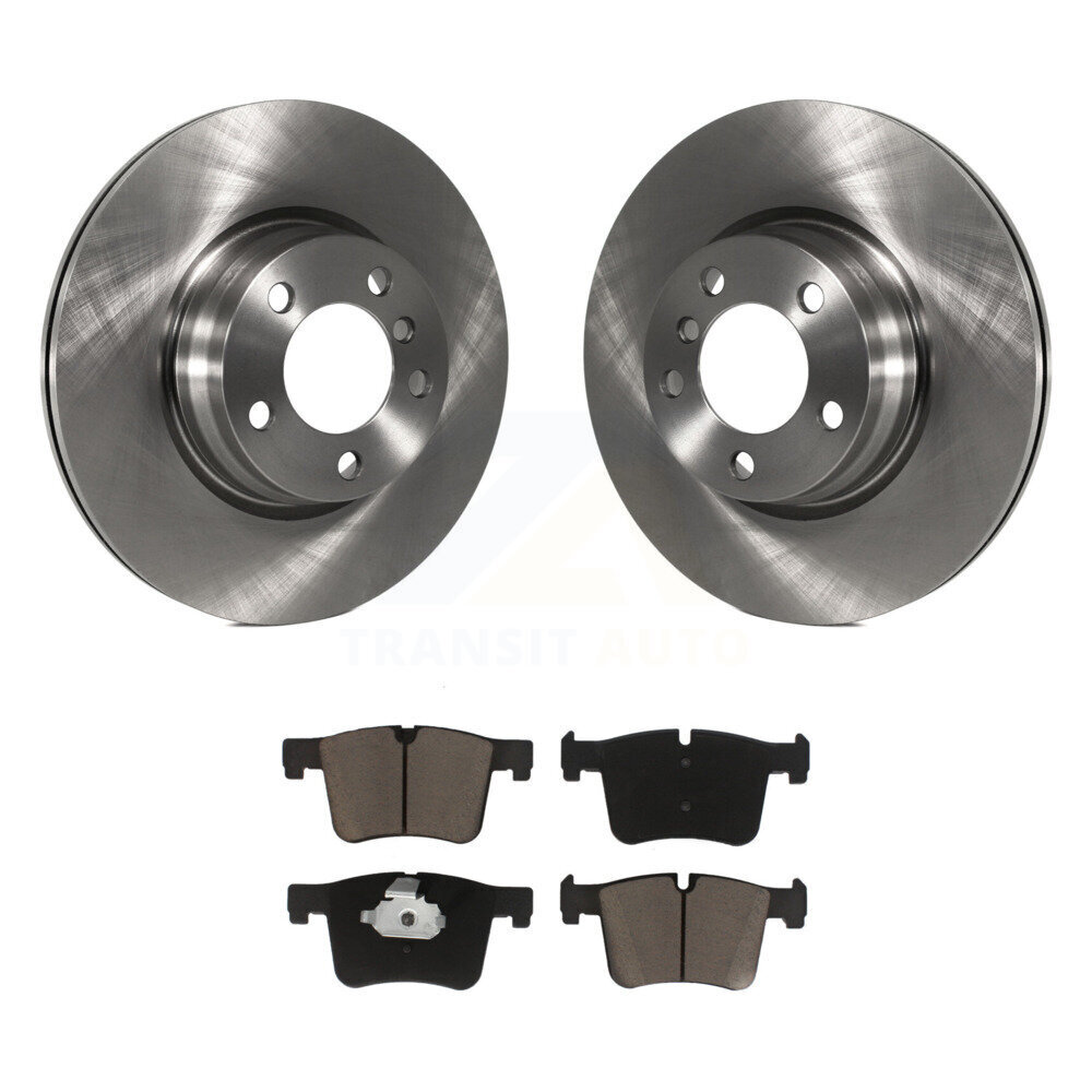 Front Disc Brake Rotors Ceramic Pad Kit For BMW 328i 330e With 330mm Diameter Rotor K8C-100515