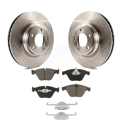 Front Disc Brake Rotors And Ceramic Pads Kit For BMW 335i xDrive X1 335xi 335is 335d K8C-100519