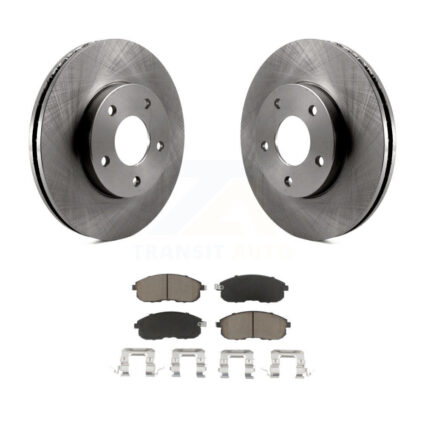 Front Disc Brake Rotors And Ceramic Pads Kit For 2000-2001 Nissan Maxima INFINITI I30 K8C-100522