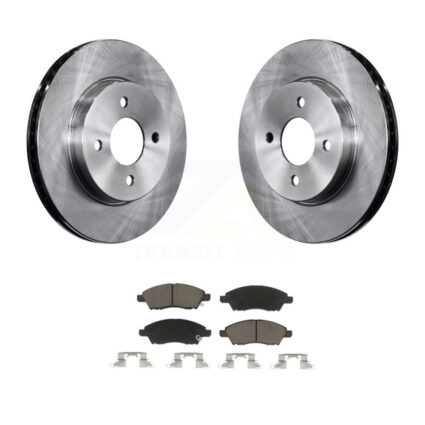 Front Disc Brake Rotors And Ceramic Pads Kit For Nissan Micra Versa Note K8C-100523