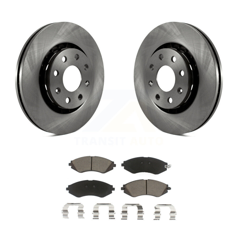 Front Brake Rotor & Ceramic Pad Kit For Chevrolet Aveo Pontiac Aveo5 Wave Spark G3 Suzuki K8C-100524