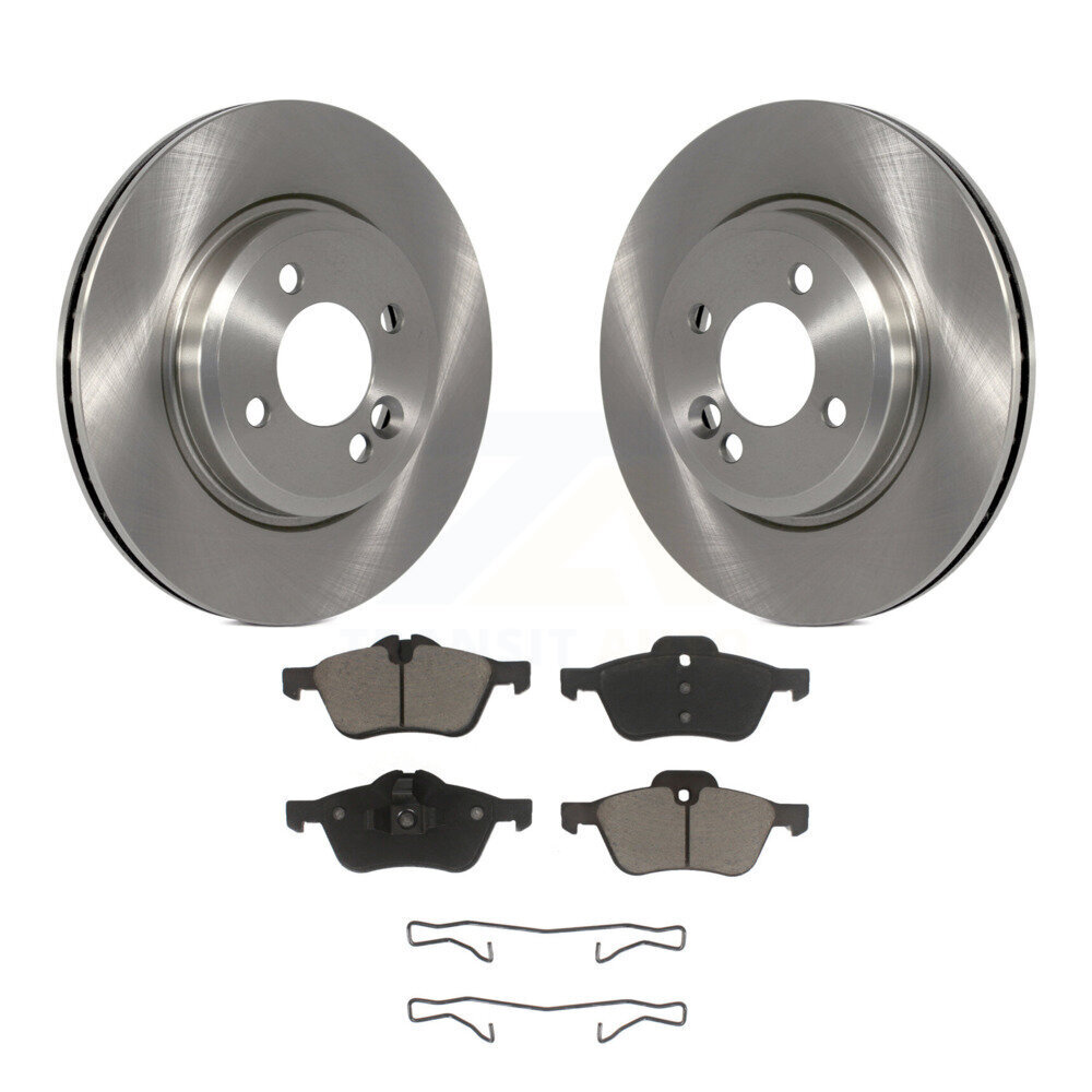 Front Brake Rotor & Ceramic Pad Kit For 02-06 Mini Cooper With 276mm Diameter K8C-100539