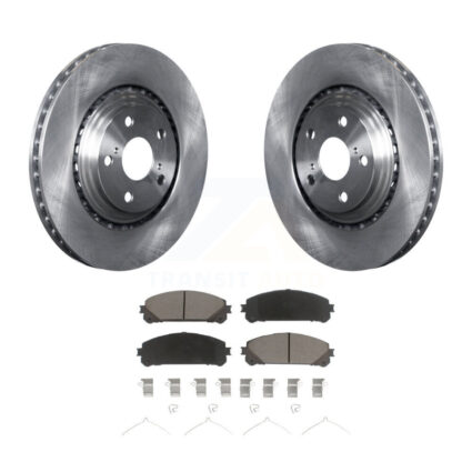 Front Brake Rotor & Ceramic Pad Kit For Toyota Highlander Sienna Lexus RX350 NX300 NX200t K8C-100562