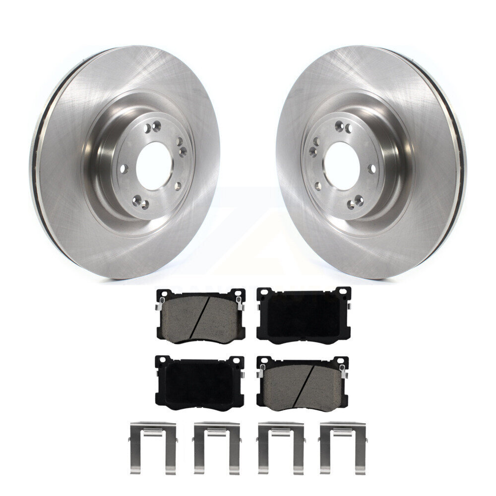 Front Disc Brake Rotors And Ceramic Pads Kit For Hyundai Genesis G80 Kia K900 3.8L K8C-100565