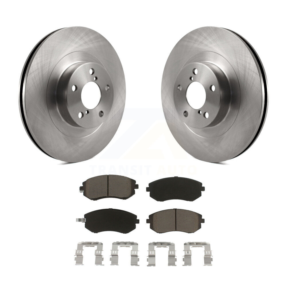 Front Brake Rotors & Ceramic Pad Kit For Subaru Forester Impreza Outback Legacy Baja Saab K8C-100570