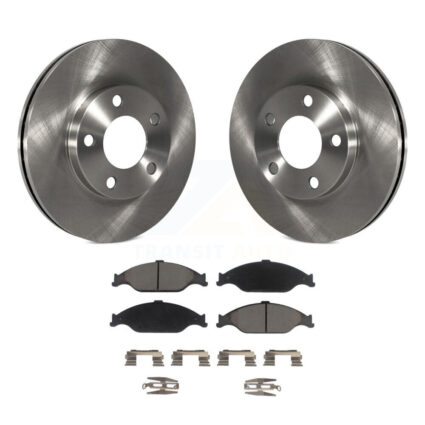 Front Disc Brake Rotors And Ceramic Pads Kit For Ford Mustang K8C-100572