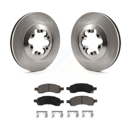 Front Disc Brake Rotors And Ceramic Pads Kit For Chevrolet Colorado GMC Canyon K8C-100577