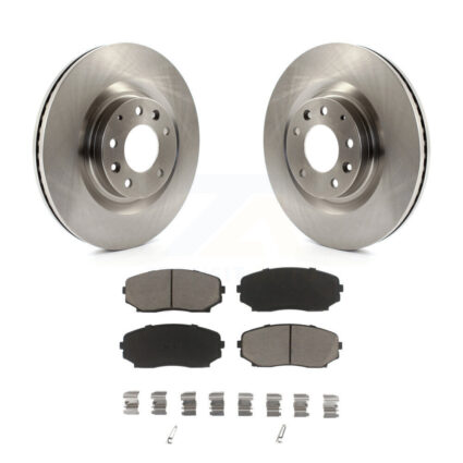 Front Disc Brake Rotors And Ceramic Pads Kit For 2007-2015 Mazda CX-9 K8C-100580
