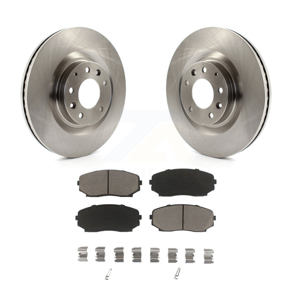 Front Disc Brake Rotors And Ceramic Pads Kit For 2007-2015 Mazda CX-9 K8C-100580