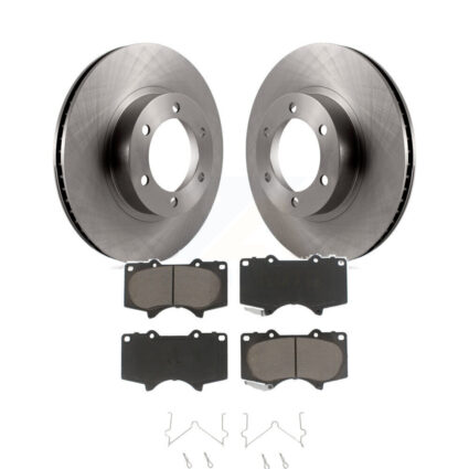 Front Disc Brake Rotors And Ceramic Pads Kit For Toyota 4Runner Lexus GX470 K8C-100585
