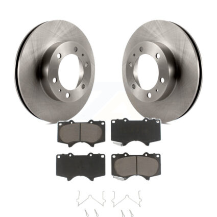 Front Disc Brake Rotors And Ceramic Pads Kit For Toyota Tacoma 4Runner FJ Cruiser K8C-100586