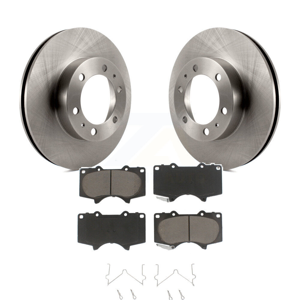 Front Disc Brake Rotors And Ceramic Pads Kit For Toyota Tacoma 4Runner FJ Cruiser K8C-100586