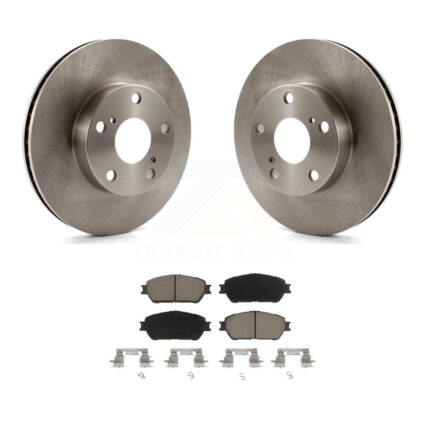 Front Disc Brake Rotors And Ceramic Pad Kit For 2005-2015 Toyota Tacoma With 5 Lug Wheels K8C-100588