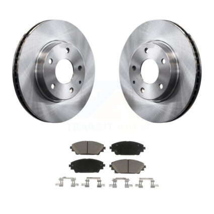 Front Disc Brake Rotors And Ceramic Pads Kit For Mazda 3 CX-3 Sport K8C-100594