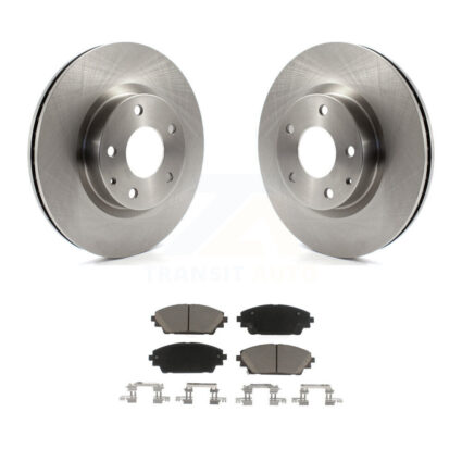Front Disc Brake Rotors And Ceramic Pads Kit For Mazda 3 CX-3 Sport K8C-100595