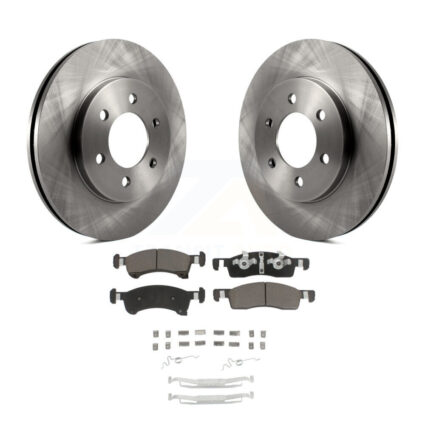 Front Disc Brake Rotors And Ceramic Pads Kit For Ford Expedition Lincoln Navigator K8C-100602