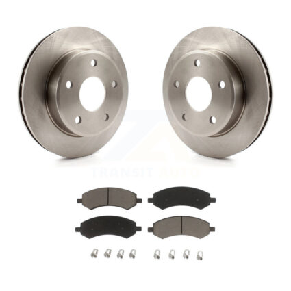 Front Disc Brake Rotors And Ceramic Pads Kit For Dakota Dodge Ram Mitsubishi Raider K8C-100605