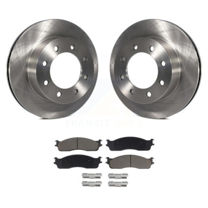 Front Disc Brake Rotors And Ceramic Pads Kit For Dodge Ram 1500 3500 2500 K8C-100607