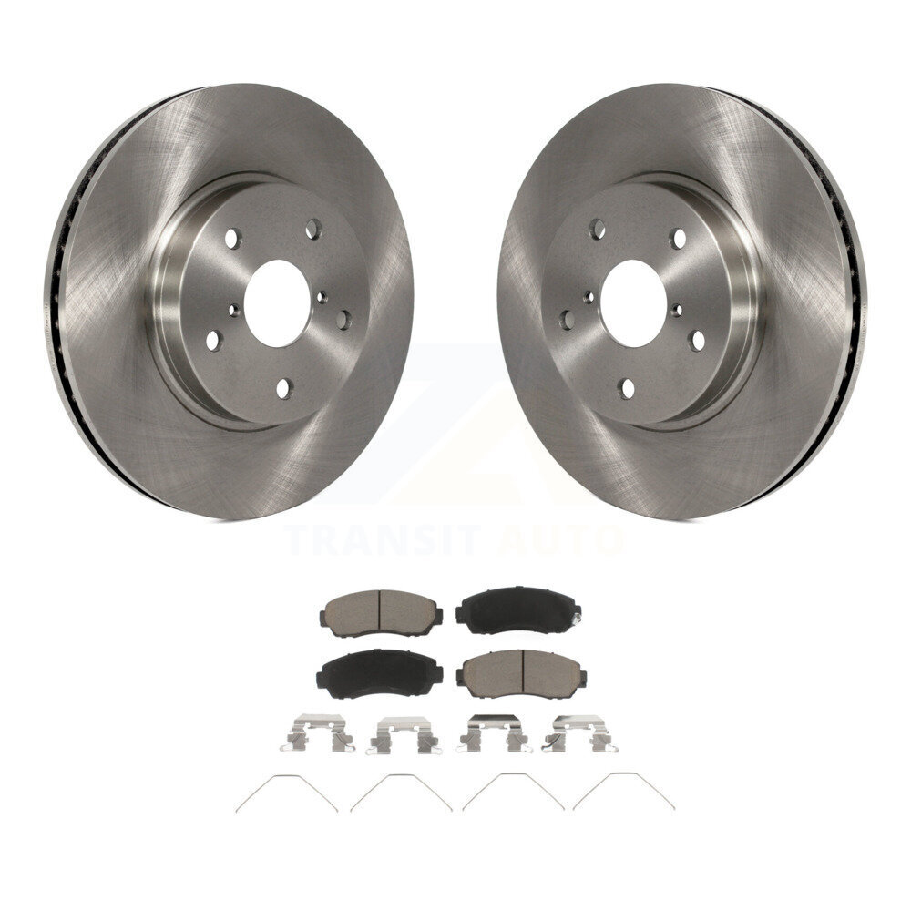 Front Disc Brake Rotors And Ceramic Pads Kit For 2016-2019 Subaru Legacy 2.5L K8C-100611