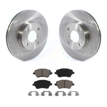 Front Disc Brake Rotors And Ceramic Pads Kit For 2014-2019 Ford Fiesta ST K8C-100615