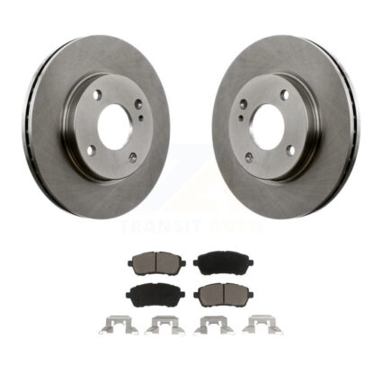 Front Disc Brake Rotors And Ceramic Pads Kit For Ford Fiesta K8C-100616