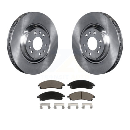 Front Disc Brake Rotors And Ceramic Pads Kit For 2004-2009 Cadillac SRX K8C-100649