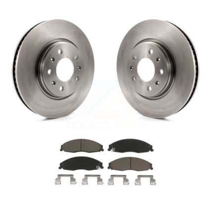 Front Disc Brake Rotors And Ceramic Pads Kit For Cadillac CTS STS K8C-100652