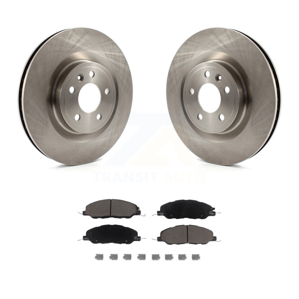 Front Disc Brake Rotors And Ceramic Pads Kit For Ford Mustang K8C-100670