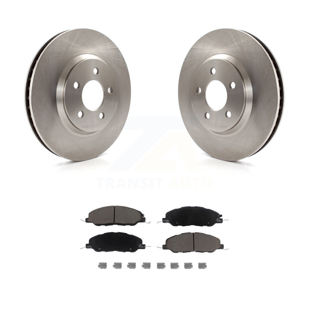 Front Disc Brake Rotors And Ceramic Pads Kit For Ford Mustang K8C-100671