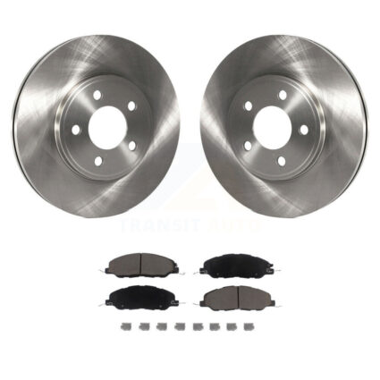 Front Disc Brake Rotors And Ceramic Pads Kit For 2009 Ford Mustang Bullitt K8C-100675