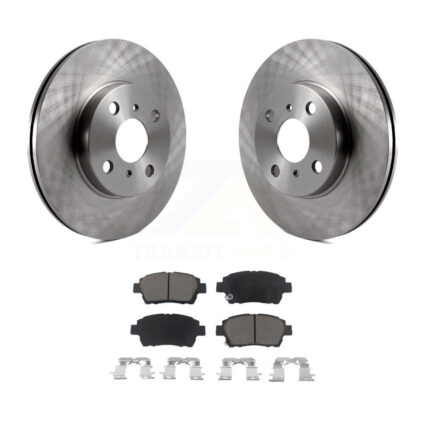 Front Disc Brake Rotors And Ceramic Pads Kit For Toyota Echo MR2 Spyder K8C-100677