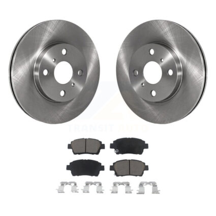 Front Disc Brake Rotors And Ceramic Pads Kit For 2004-2006 Scion xB xA K8C-100678