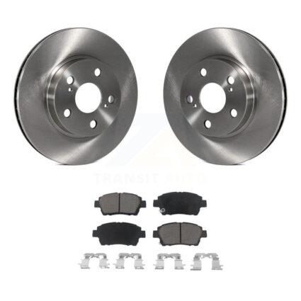 Front Disc Brake Rotors And Ceramic Pads Kit For 2004-2009 Toyota Prius K8C-100679