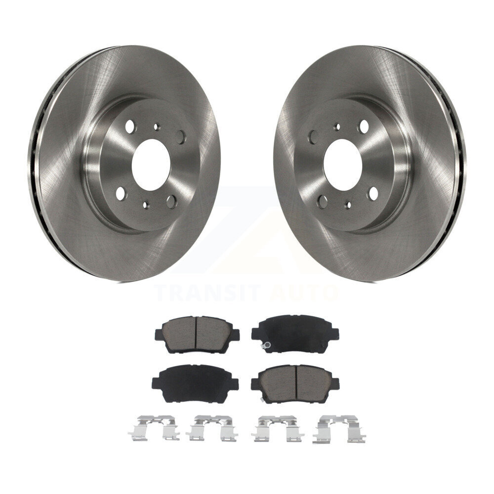 Front Disc Brake Rotors And Ceramic Pads Kit For 2001-2003 Toyota Prius K8C-100680