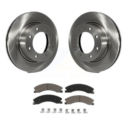 Front Disc Brake Rotors And Ceramic Pads Kit For 2012-2021 Nissan NV2500 NV3500 NV1500 K8C-100687