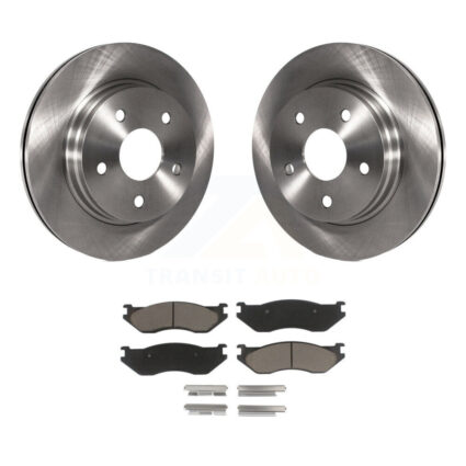 Front Disc Brake Rotors And Ceramic Pads Kit For Dodge Ram 1500 Durango K8C-100688