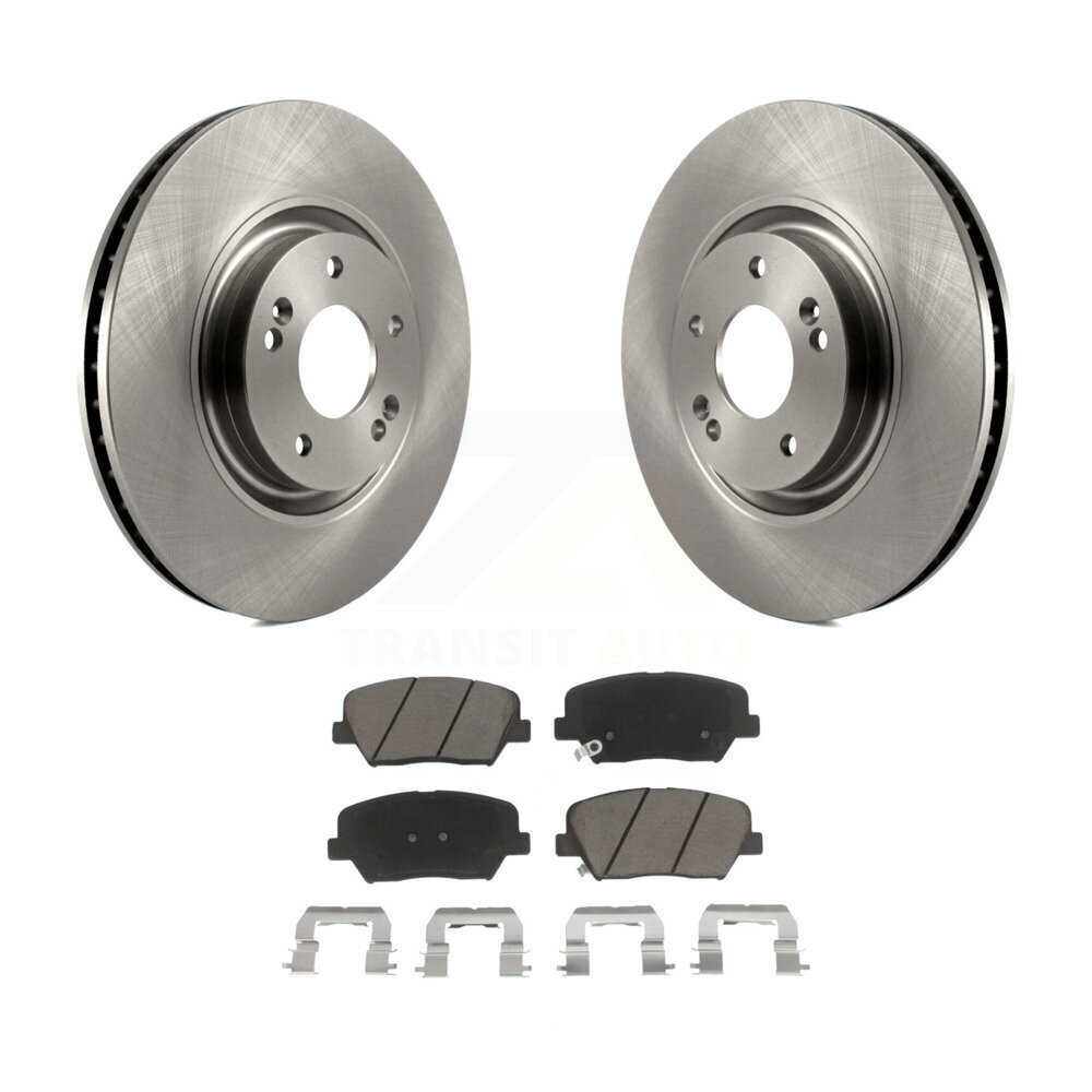 Front Disc Brake Rotors And Ceramic Pads Kit For 2012-2017 Hyundai Azera K8C-100692
