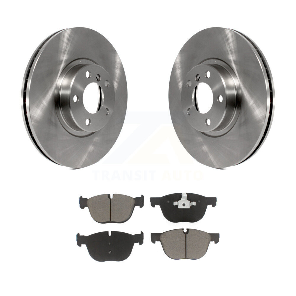 Front Disc Brake Rotors And Ceramic Pads Kit For BMW X5 X6 K8C-100701