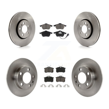 Front Rear Disc Brake Rotors And Ceramic Pads Kit For Volkswagen Beetle K8C-100773