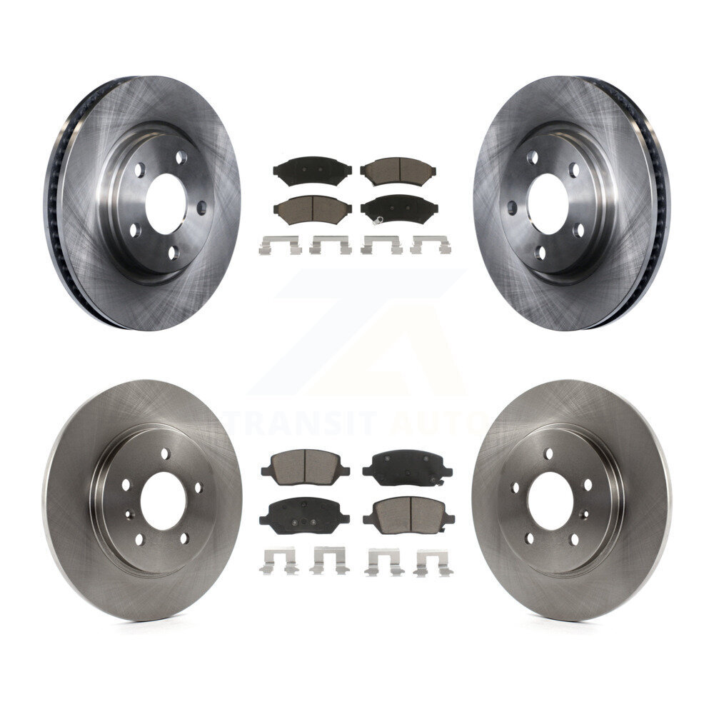 Front Rear Brake Rotor Ceramic Pad Kit For Pontiac Montana Chevrolet Uplander Buick Relay K8C-100783