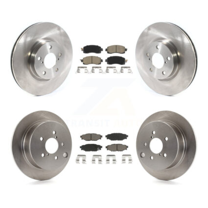 Front Rear Brake Rotor Ceramic Pad Kit For Subaru Impreza With 276mm Diameter K8C-100823