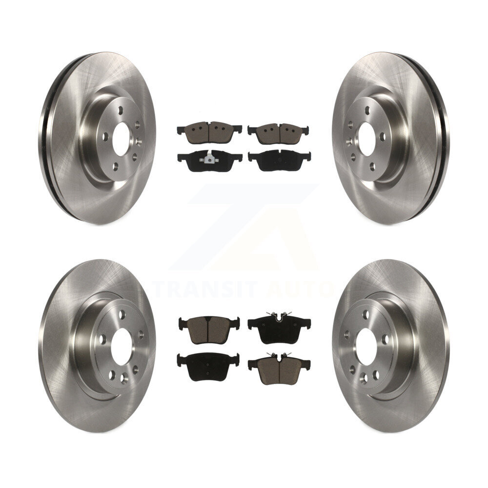 Front Rear Disc Brake Rotors Ceramic Pad Kit For Land Rover Discovery Sport Jaguar E-Pace K8C-100825