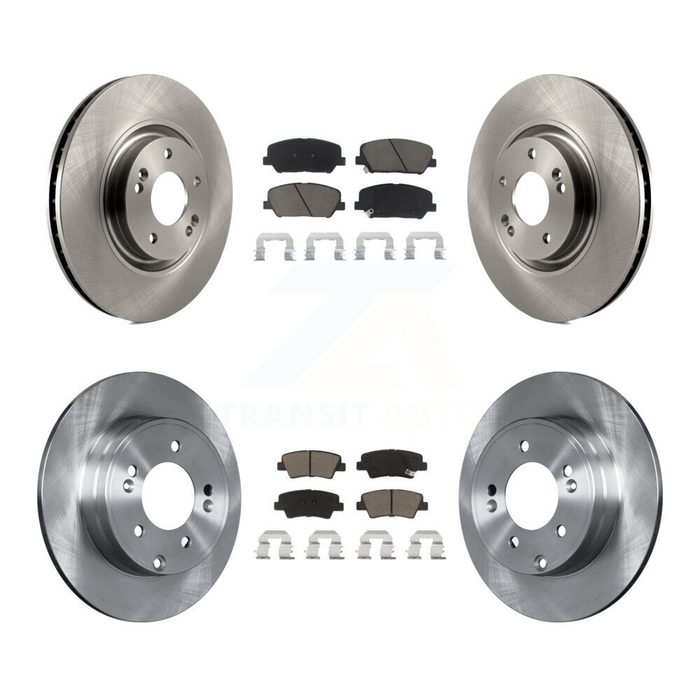 Front Rear Disc Brake Rotors And Ceramic Pads Kit For Kia Optima 2.0L K8C-100838