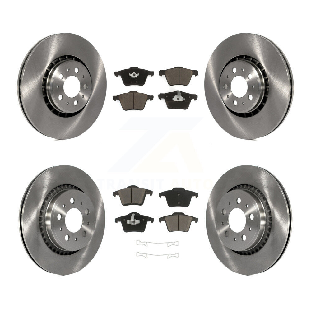 Front Rear Brake Rotor And Ceramic Pad Kit For Volvo XC90 With 336mm Diameter K8C-100873