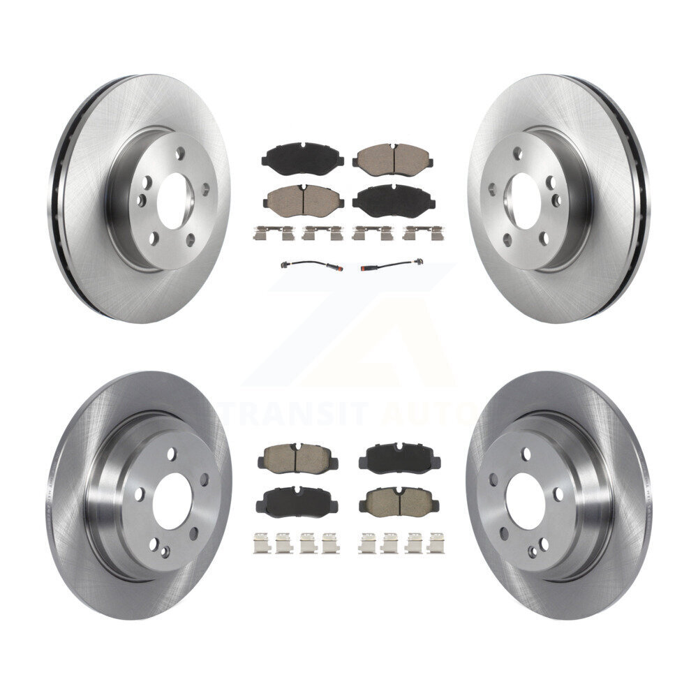 Front Rear Disc Brake Rotors And Ceramic Pads Kit For 2016-2020 Mercedes-Benz Metris K8C-100911