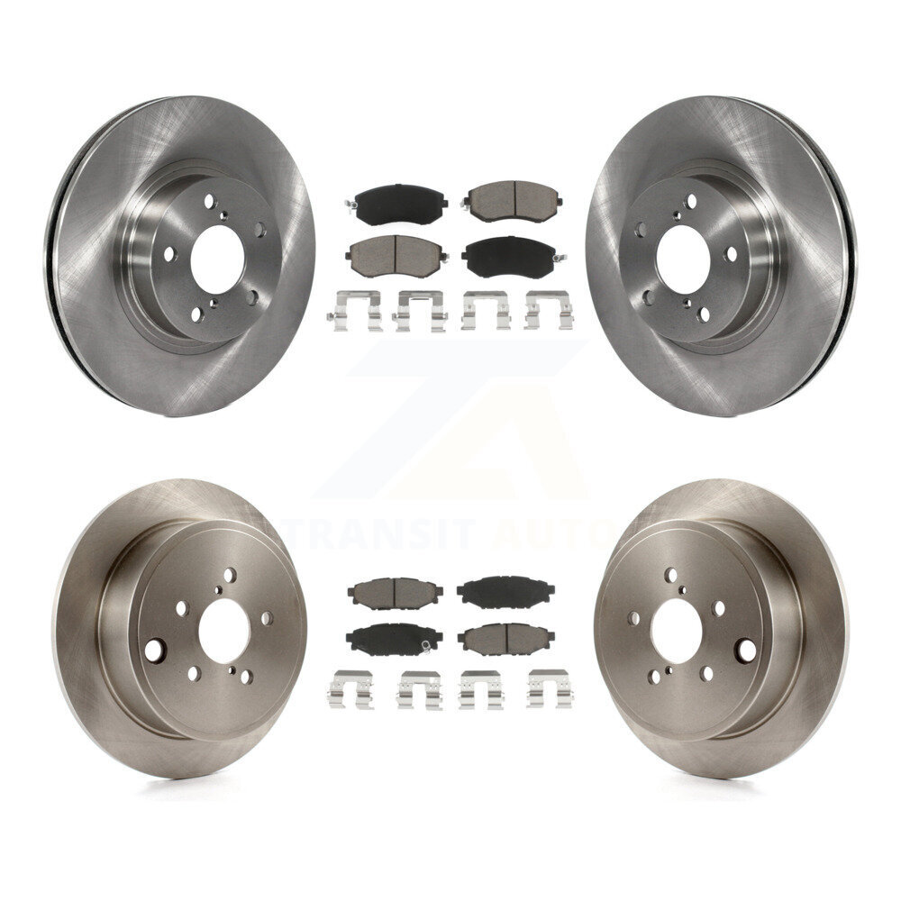 Front Rear Brake Rotor Ceramic Pad Kit For Subaru Impreza Outback Sport 2.5i Premium K8C-100925