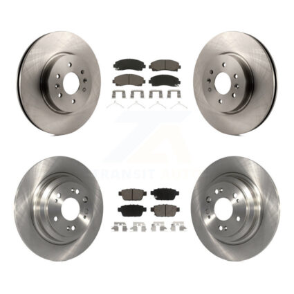 Front Rear Disc Brake Rotors And Ceramic Pads Kit For 2009-2014 Acura TL K8C-100930