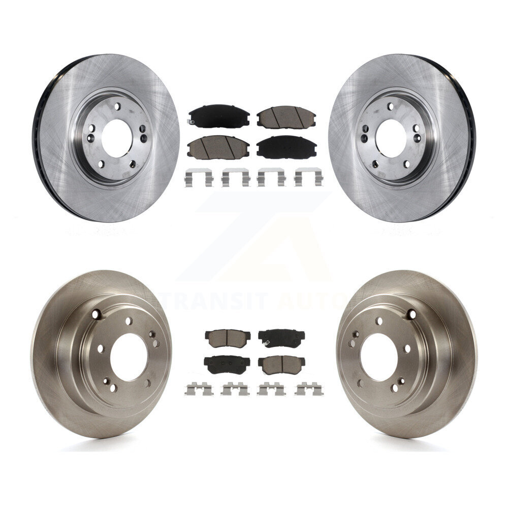 Front Rear Disc Brake Rotors And Ceramic Pads Kit For 2004-2006 Kia Amanti K8C-100949