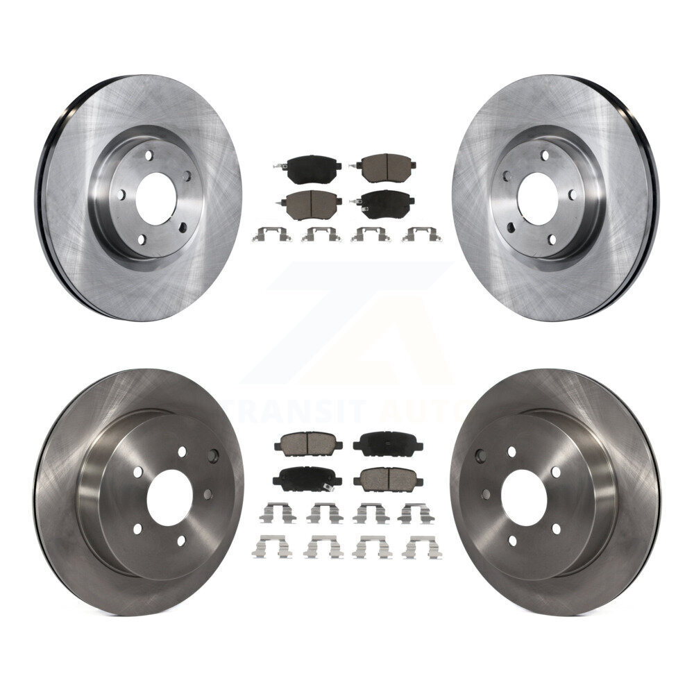 Front Rear Disc Brake Rotors And Ceramic Pads Kit For Nissan Murano INFINITI FX35 FX45 K8C-100978